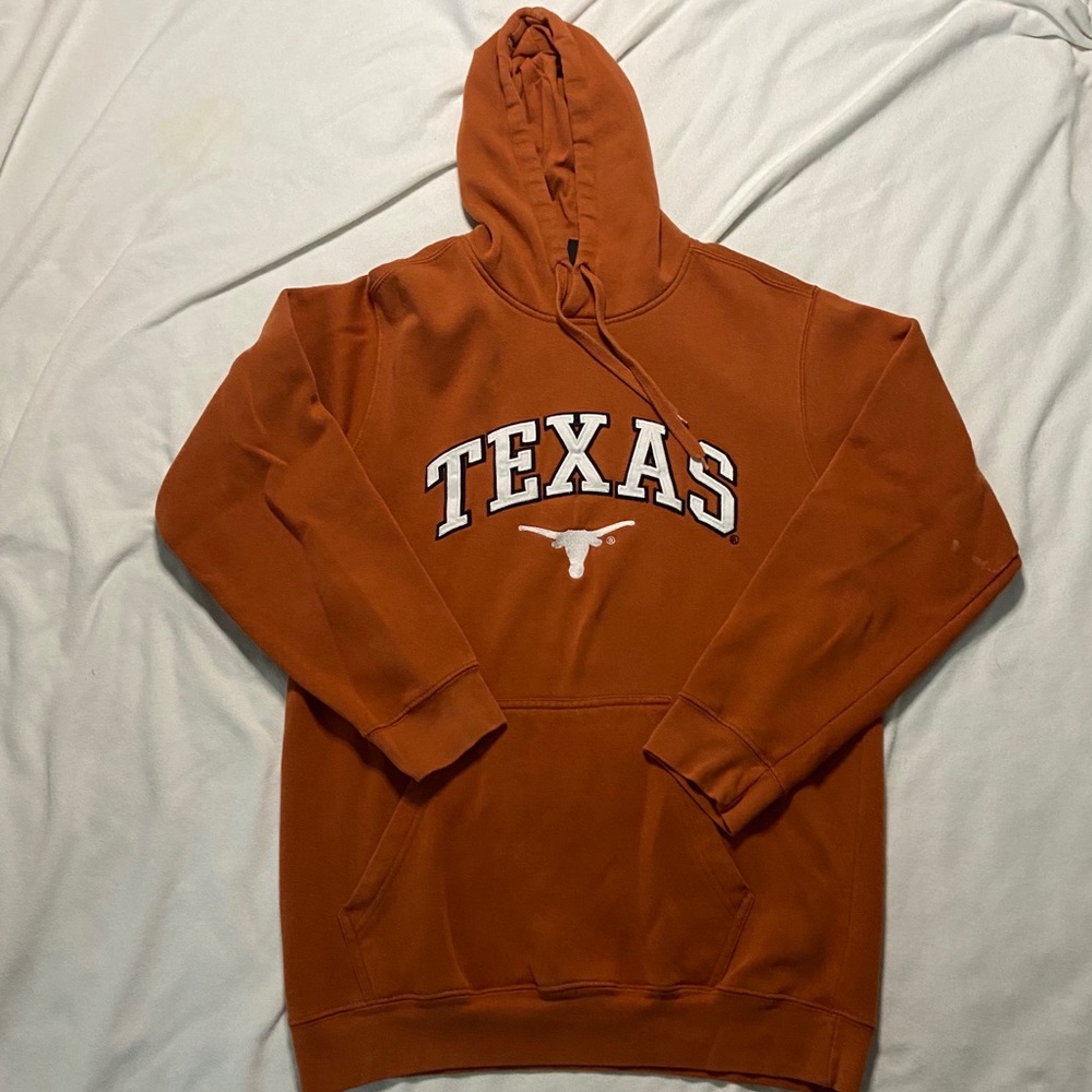 UT AUSTIN BLOOD ORANGE DRAW STRING HOODIE